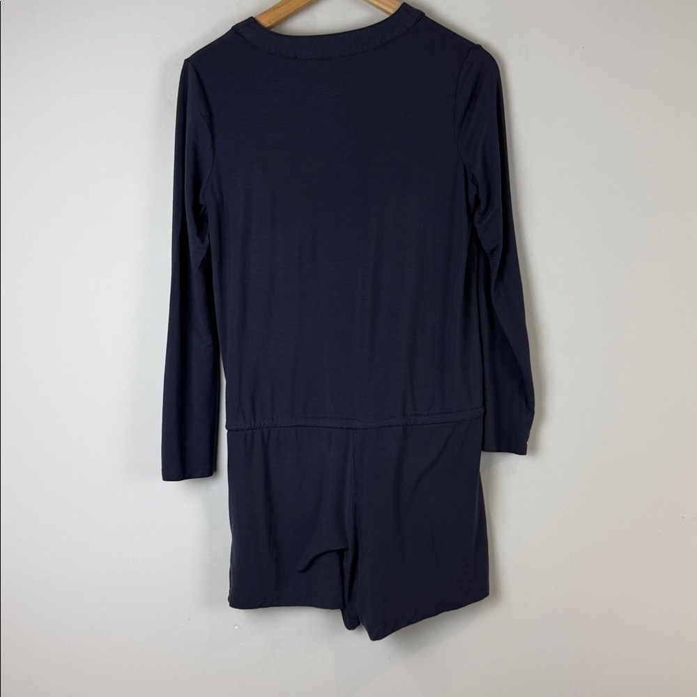 Knix Navy Button-Up Romper Size Small - Picture 3 of 5